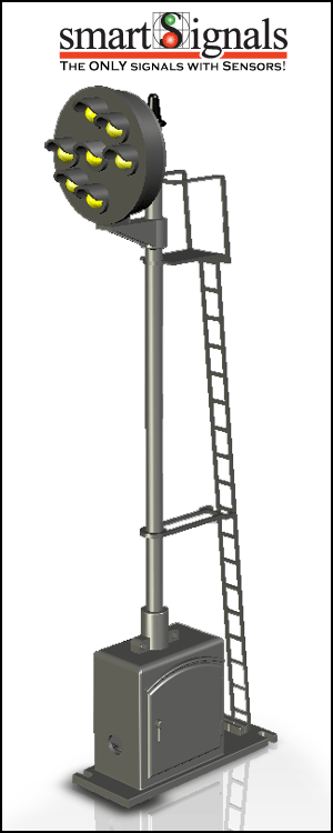DZ 1060 7-Light Trackside Signal