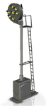 DZ 1060 7-Light Trackside Signal