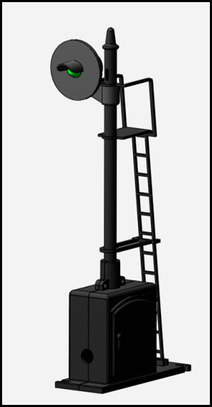DZ 1060 7-Light Trackside Signal